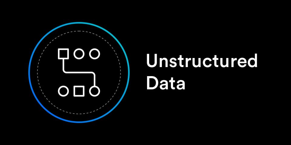 The image shows a symbol of unstructured data.