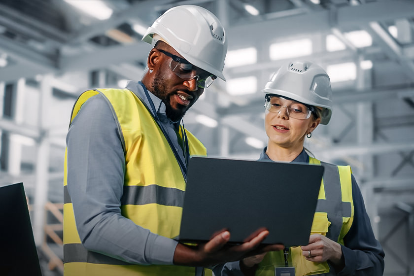 Customer service representatives working in call centre